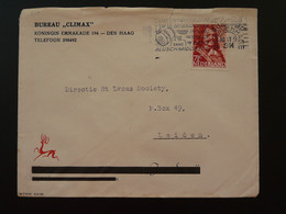 Lettre Cover Flamme Eau Water Pays Bas Netherlands 1944 - Water