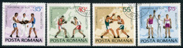 ROMANIA 1969 European Boxing Championship Used  Michel 2767-70 - Used Stamps