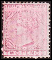 1875. New Zealand.  Victoria TWO PENCE.  NEW ZEALAND POSTAGE. Hinged. (MICHEL 53) - JF410318 - Unused Stamps