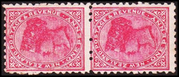 1882-1885. New Zealand.  Victoria ONE PENNY.  POSTAGE & REVENUE. Perf.  11 And Partia... (MICHEL 54C) - JF410329 - Unused Stamps