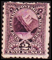 1900. New Zealand.  Landscapes And Birds TWO PENCE  Perf. 11. Hinged. (MICHEL 96) - JF410352 - Neufs