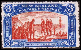 1906. New Zealand.  COMMEMORATIVE SERIES OF 1906 THREE PENCE  Hinged. (MICHEL 116) - JF410362 - Ongebruikt