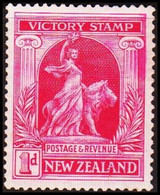 1920. New Zealand. Victory Issue 1 D  Hinged. (MICHEL 156) - JF410377 - Unused Stamps