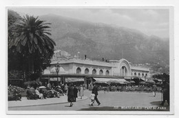 MONTE CARLO - N° 752 - CAFE DE PARIS AVEC PERSONNAGES - FORMAT CPA NON VOYAGEE - Bars & Restaurants