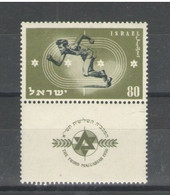 ISRAELE 1950 GIOCHI SPORTIVI 3° MACCABIADE ** MNH - Ungebraucht (mit Tabs)