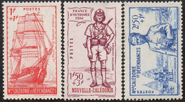 Détail De La Série Défense De L'Empire ** Nouvelles Calédonie N° 190 à 192 - 1941 Défense De L'Empire