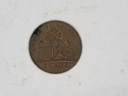 MONNAIE COIN BELGIQUE BELGIE BELGIUM 1 CENTIME ALBERT 1ER 1912 RELIEF QUALITE PATINE - 1 Centime