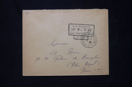 ST PIERRE ET MIQUELON - Enveloppe Avec Cachet  PP 0.30 De St Pirere Pour Paris En 1926  - L 77251 - Autres & Non Classés