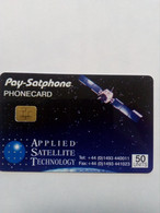 USA CARTE A PUCE PAY SATPHONE SATELLITE ESPACE 50U UT - Cartes De Salon Et Démonstration