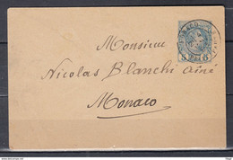Brief Van Monaco Principaute Naar Monaco  (782) - Lettres & Documents