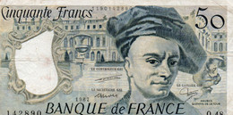 FRANCE 50 FRANCS 1987 P-152  CIRC. - 50 F 1976-1992 ''quentin De La Tour''