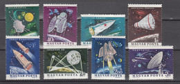 Hungary 1964,8V,space,aerospace,ruimtevaart,luft Und Raumfahrt,de L'aérospatiale,MNH/Postfris(A3922) - Nordamerika