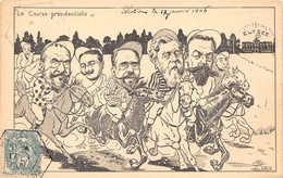 LA COURSE PRESIDENTIELLE- ELECTIONS LES 17 JANVIER 1906 - Figuren