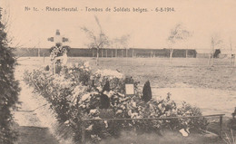 RHEES HERSTAL TOMBE DE SOLDATS BELGES - Herstal