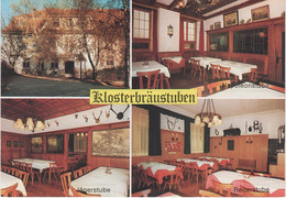 AK Oberelchingen Klosterbräustuben Gasthof Restaurant Jägerstube Napoleonstube Reiterstube A Elchingen Langenau Neu Ulm - Neu-Ulm