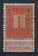 Belgium 1912  1c (o)  Mi.89 V (Leuven 1913) - Roller Precancels 1910-19