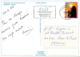 NORVEGE. Carte Postale Ayant Circulé En 1998. Flamme Du Cap Nord. - Otros & Sin Clasificación