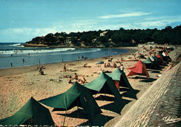 Vaux-sur-Mer (La Côte De Beauté) La Plage De Nauzan, Tentes - Carte Théojac N° 2 Non Circulée - Vaux-sur-Mer