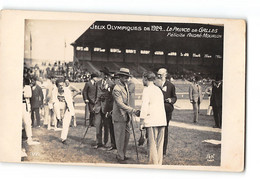 CPA Carte Photo Stade De Colombes - Le Prince De Galles Felicite André Mourlon - Jeux Olympiques De 1924 - Olympic Games