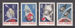 Romania 1966,4V,space,aerospace,ruimtevaart,luft Und Raumfahrt,de L'aérospatiale,MNH/Postfris(A3927) - Nordamerika