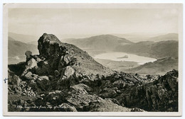 LAKE DISTRICT : GRASMERE FROM TOP OF HELM CRAG (ABRAHAM'S) / ADDRESS - WHITTLESFORD, ROYSTON ROAD - Grasmere