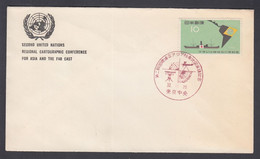 1958. JAPAN 10 Y Japanese Immigration To Brazil On Cover  Cancelled 33.10.20.  SECOND... (Michel 684) - JF368001 - Lettres & Documents