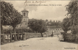 CPA MONTIERS-sur-SAULX (Mense). Un Pont Sur La Saulx (125842) - Montiers Sur Saulx