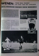 Voetbal (04.06.1964) Real Madrid, Europabeker, AC Milaan, Inter Milaan - Other & Unclassified