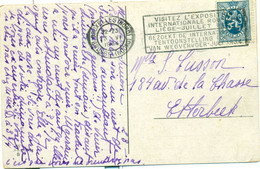 Visitez L'Exposition Internationale Routière Liège Juillet 1934 - Vlagstempels
