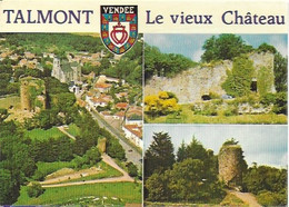 Talmont - Le Vieux Château Dominant Le Bourg - Talmont Saint Hilaire