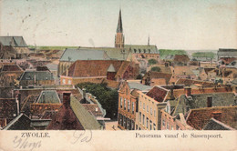 Zwolle Panorama Vanaf De Sassenpoort VN1966 - Zwolle