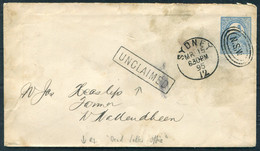 1895 Australia, New South Wales Stationery Cover Sydney - Wallendbeen "UNCLAIMED" Dead Letter Office D.L.O. - Brieven En Documenten