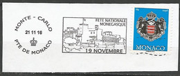 MONACO N° 2826 OBLITERE  Avec Flamme Sur Fragment - Usados