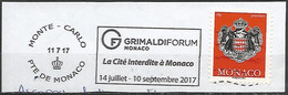 MONACO N° 2945 OBLITERE  Avec Flamme Sur Fragment - Gebruikt