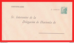 ESPAÑA SOBRE FRANQUEADO CON 1.80 Ptas. DEL AÑO 1948 - Fiscaux-postaux