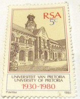 South Africa 1980 The 50th Anniversary Of University Of Pretoria 5c - Used - Autres & Non Classés