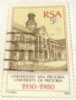 South Africa 1980 The 50th Anniversary Of University Of Pretoria 5c - Used - Otros & Sin Clasificación