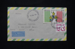 BRÉSIL - Enveloppe De Sao Paulo Pour La France Par Avion En 1975 - L 77889 - Covers & Documents