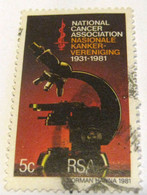 South Africa 1981 The 50th Anniversary Of National Cancer Association 5c - Used - Autres & Non Classés