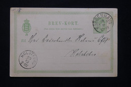 DANEMARK - Entier Postal Avec Repiquage Commerciale Au Dos De Copenhague Pour Holstebro  - L 77925 - Interi Postali