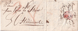 DDY 109 - Incoming Mail - Lettre Précurseur 1797 De VIENNE Vers HODIMONT - Divers Ports à La Craie Rouge Et Encre - Autres & Non Classés