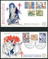 BE   FDC  1114 - 1120  ---   Antituberculeux : Noël Légendes Et Folklore  --  TTB - 1951-1960