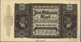 Deutsches Reich Rosenbg: 89b, Kontrollnummer 18 Mm Lang Gebraucht (III) 1923 2 Millionen Mark - 2 Mio. Mark