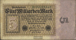 German Empire Rosenbg: 112a, Empire Printing Watermark Eichenlaub Used (III) 1923 5 Billion Mark - 5 Milliarden Mark