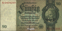 Deutsches Reich Rosenbg: 175a, Udr.-Bst.: I, Serien: V-Z, KN 7-stellig Gebraucht (III) 1933 50 Reichsmark - 50 Reichsmark