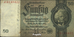 Deutsches Reich Rosenbg: 175a, Udr.-Bst.: H, Serien: A-P, KN 7-stellig Gebraucht (III) 1933 50 Reichsmark - 50 Reichsmark