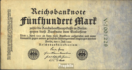 Deutsches Reich Rosenbg: 71b, 7stellige Kontrollnummer Gebraucht (III) 1922 500 Mark - 500 Mark