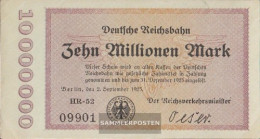 Berlin Pick-number: S1014 Inflationsgeld The German Reichsbahn Berlin Used (III) 1923 10 Million Mark - 10 Millionen Mark