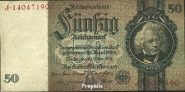 Deutsches Reich Rosenbg: 175b, Udr.-Bst.: A, Serien: F-K, KN 8-stellig Gebraucht (III) 1933 50 Reichsmark - 50 Reichsmark