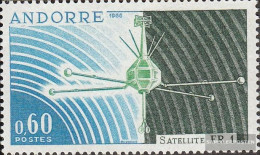 Andorra - French Post 197 (complete Issue) Unmounted Mint / Never Hinged 1966 Satellite - Carnets